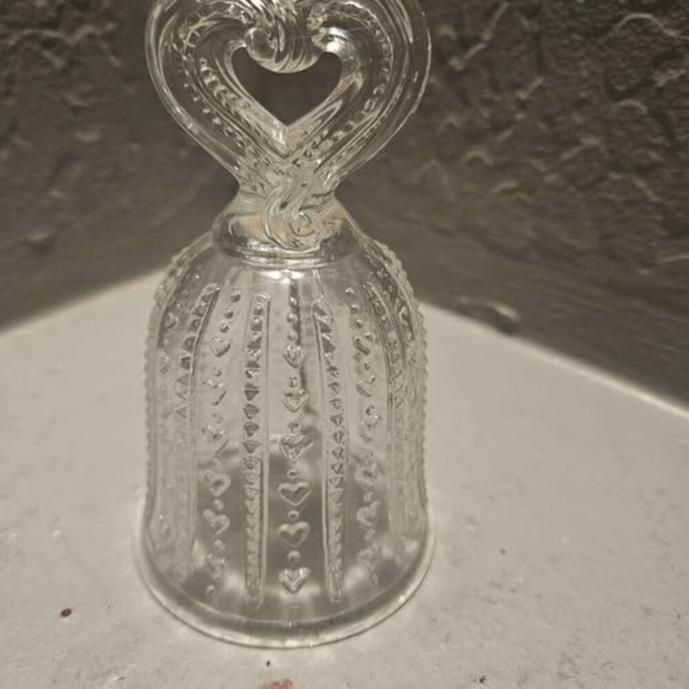 Crystal Bell Fostoria 1984 Avon Collectible Bell Treasured Moments
